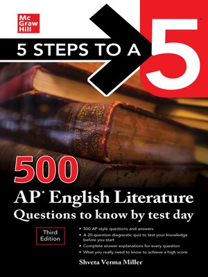 cover image of 5 Steps to a 5: 500 AP English Literature Questions to Know by Test Day